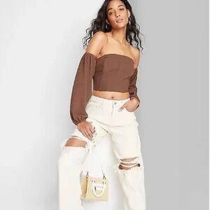 Wild fable peasant top